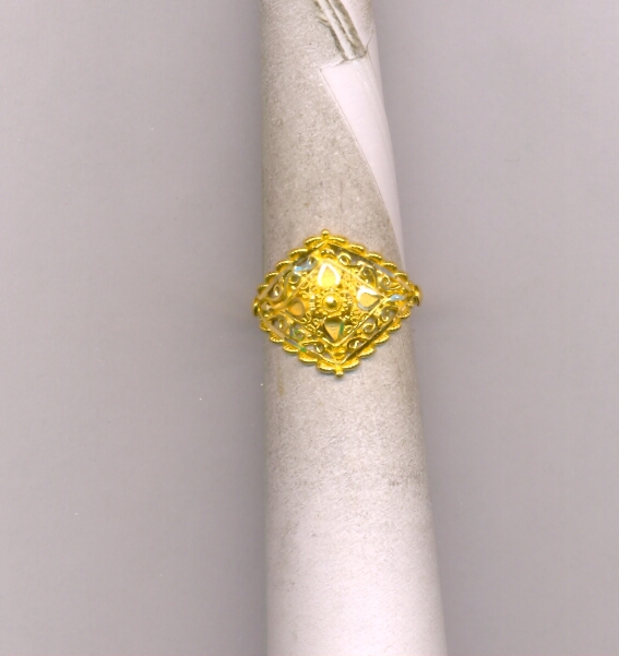 GOLD RING LADIES PLAIN FANCY