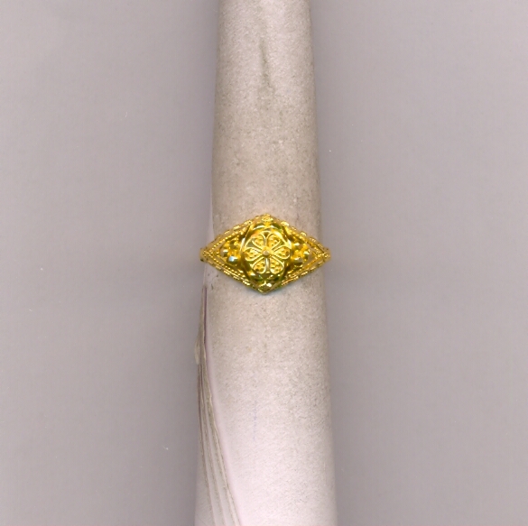 GOLD RING LADIES PLAIN FANCY