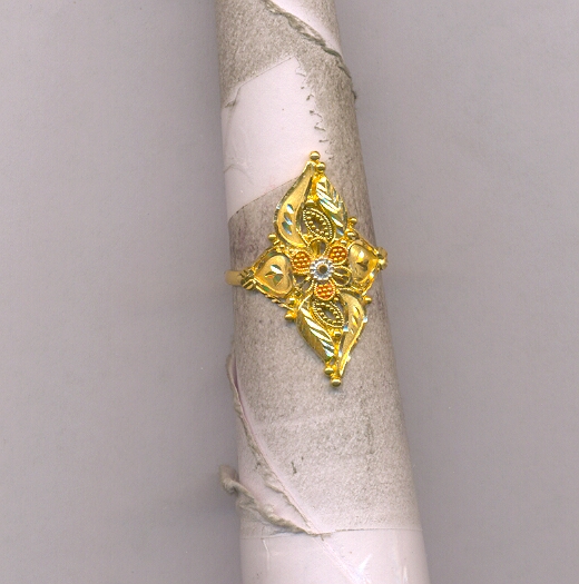 GOLD RING LADIES PLAIN FANCY
