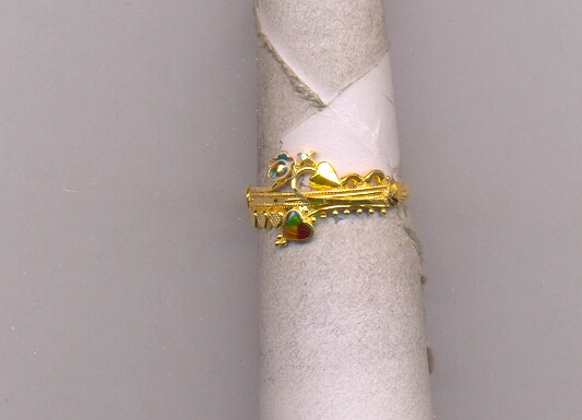 GOLD RING LADIES PLAIN FANCY