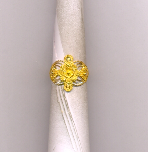 GOLD RING LADIES PLAIN FANCY