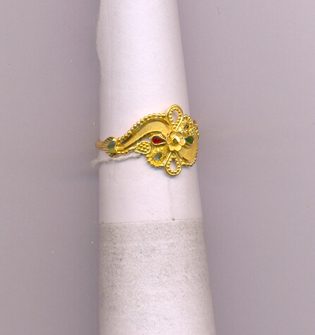 GOLD RING LADIES PLAIN FANCY