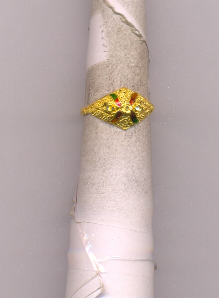 GOLD RING LADIES PLAIN FANCY