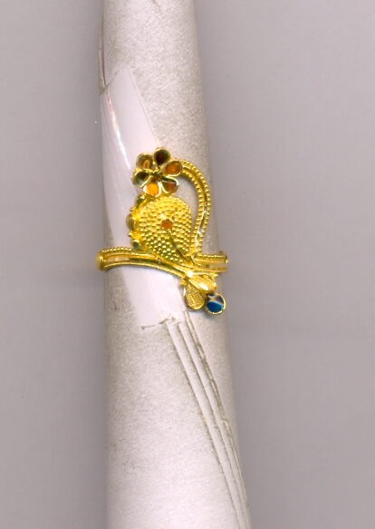 GOLD RING LADIES PLAIN FANCY