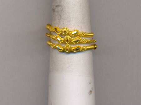 GOLD RING LADIES PLAIN FANCY