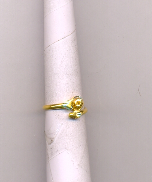 GOLD RING LADIES PLAIN FANCY