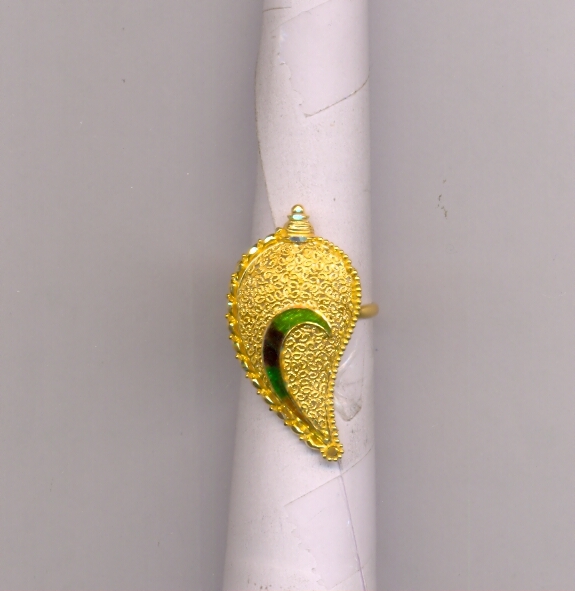 GOLD RING LADIES PLAIN FANCY
