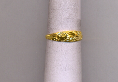 GOLD RING LADIES PLAIN FANCY