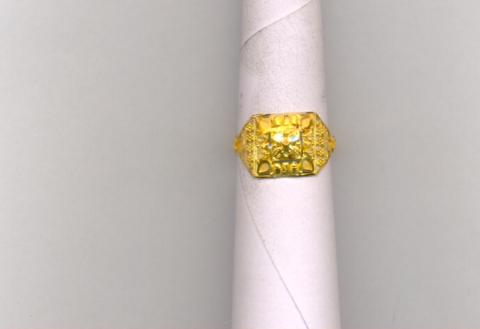 GOLD RING LADIES PLAIN FANCY