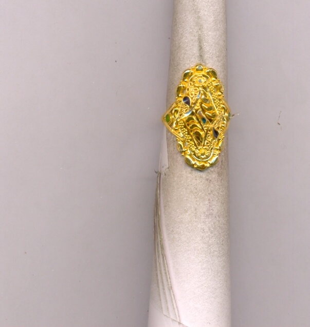 GOLD RING LADIES PLAIN FANCY