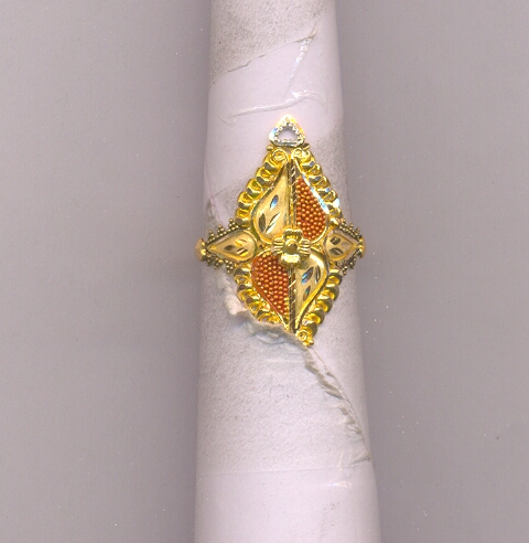 GOLD RING LADIES PLAIN FANCY