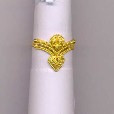 GOLD RING LADIES PLAIN FANCY