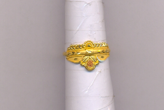 GOLD RING LADIES PLAIN FANCY