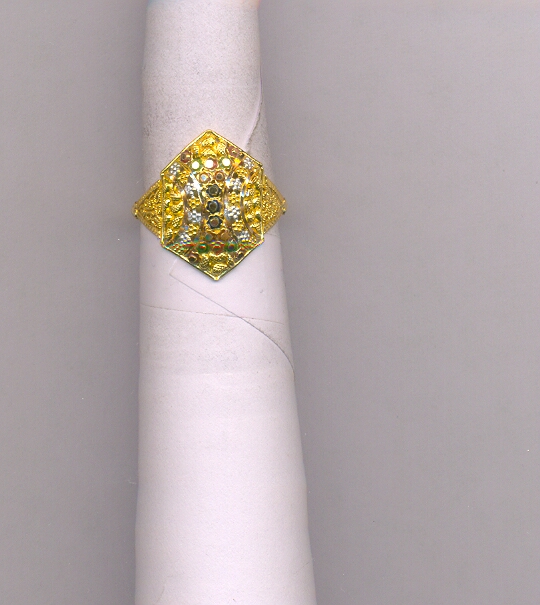 GOLD RING LADIES PLAIN FANCY
