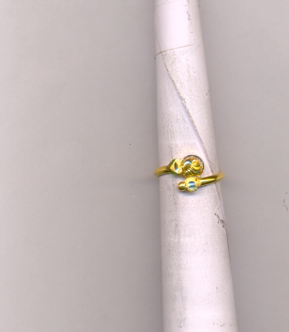 GOLD RING LADIES PLAIN FANCY