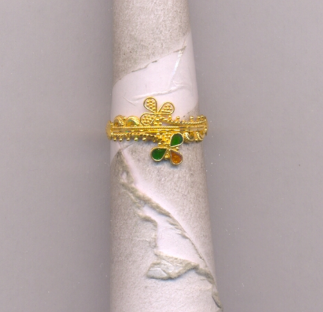 GOLD RING LADIES PLAIN FANCY