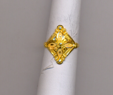 GOLD RING LADIES PLAIN FANCY
