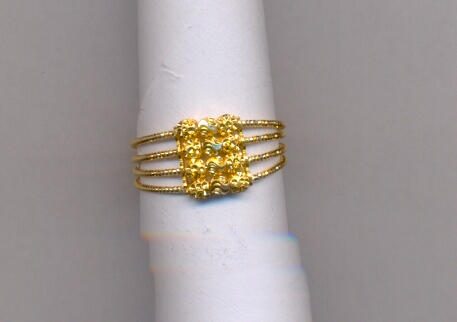 GOLD RING LADIES PLAIN FANCY