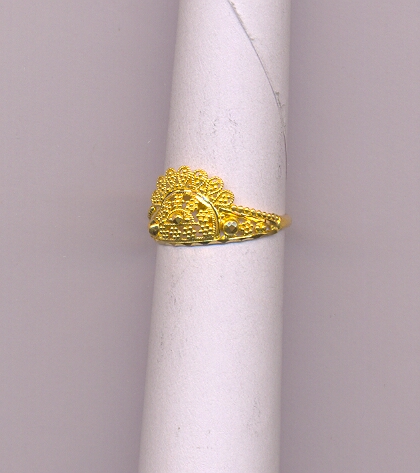 GOLD RING LADIES PLAIN FANCY