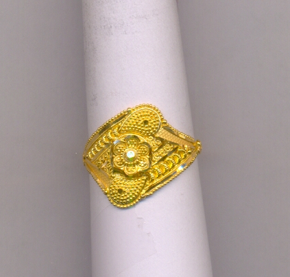 GOLD RING LADIES PLAIN FANCY