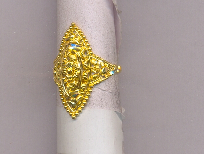 GOLD RING LADIES PLAIN FANCY