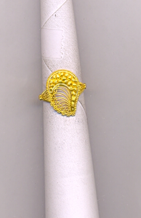 GOLD RING LADIES PLAIN FANCY