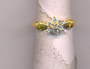 GOLD RING LADIES PLAIN FANCY