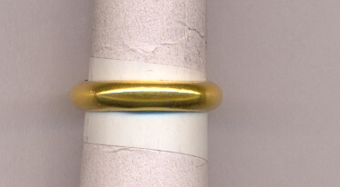 GOLD RING LADIES PLAIN FANCY