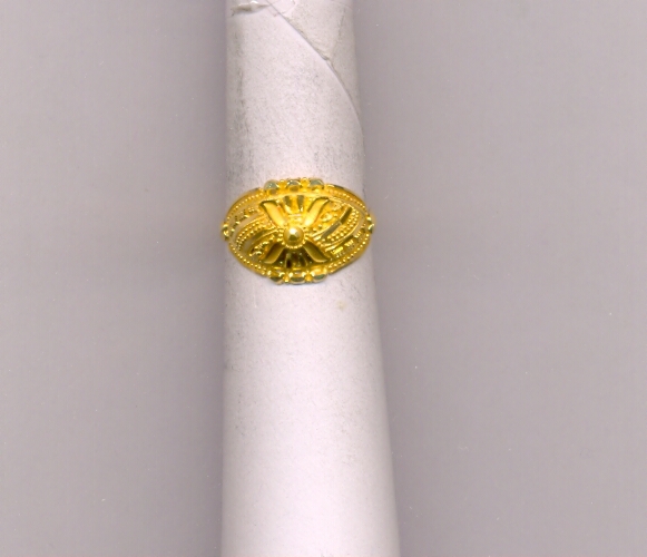 GOLD RING LADIES PLAIN FANCY