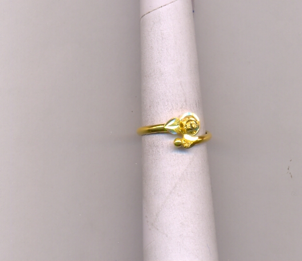 GOLD RING LADIES PLAIN FANCY
