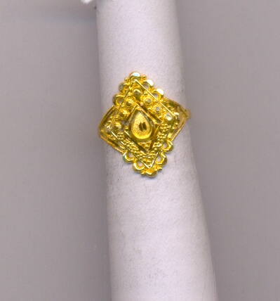 GOLD RING LADIES PLAIN FANCY