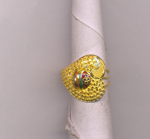 GOLD RING LADIES PLAIN FANCY