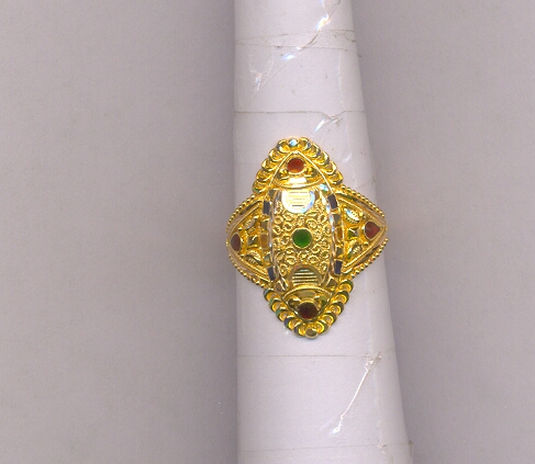 GOLD RING LADIES PLAIN FANCY