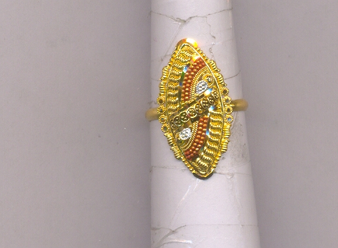 GOLD RING LADIES PLAIN FANCY