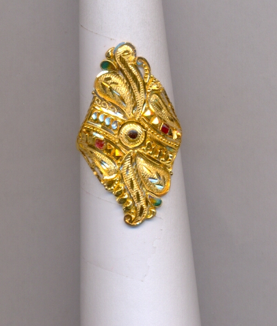 GOLD RING LADIES PLAIN FANCY