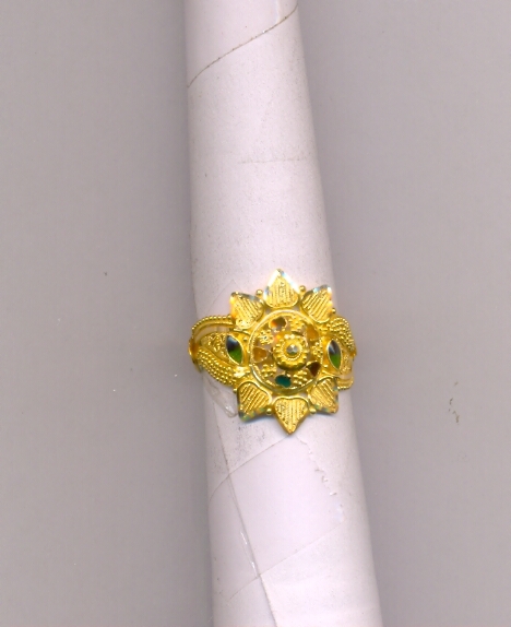 GOLD RING LADIES PLAIN FANCY