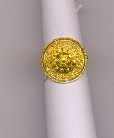 GOLD RING LADIES PLAIN FANCY