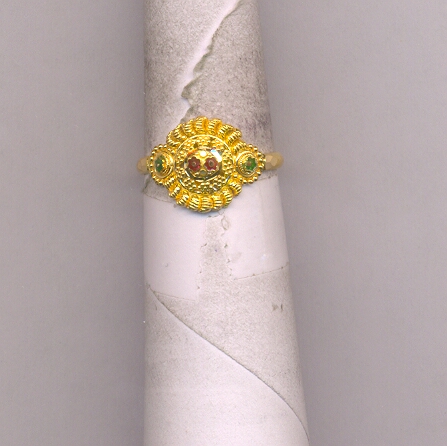 GOLD RING LADIES PLAIN FANCY