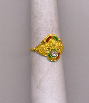 GOLD RING LADIES PLAIN FANCY