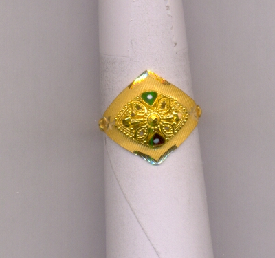 GOLD RING LADIES PLAIN FANCY
