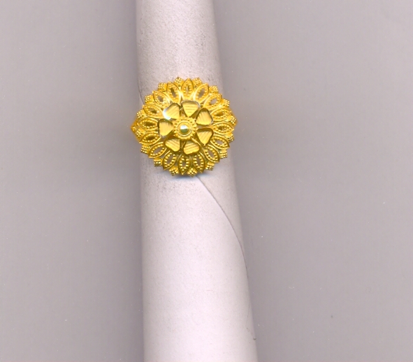 GOLD RING LADIES PLAIN FANCY