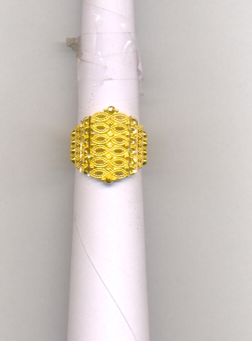 GOLD RING LADIES PLAIN FANCY
