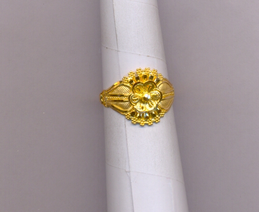 GOLD RING LADIES PLAIN FANCY