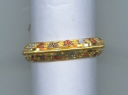 GOLD RING LADIES PLAIN FANCY