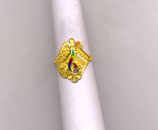 GOLD RING LADIES PLAIN FANCY