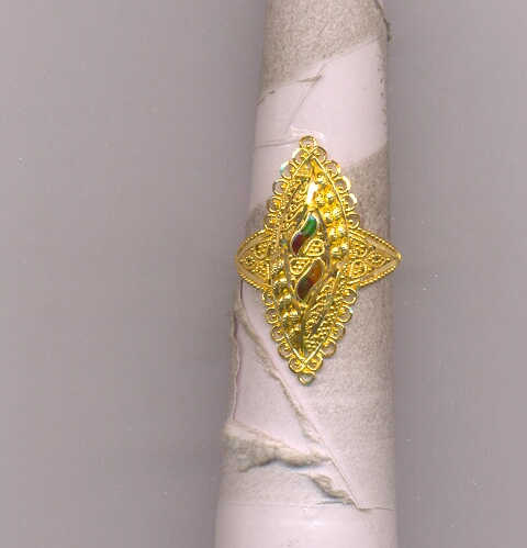 GOLD RING LADIES PLAIN FANCY