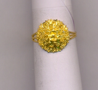GOLD RING LADIES PLAIN FANCY