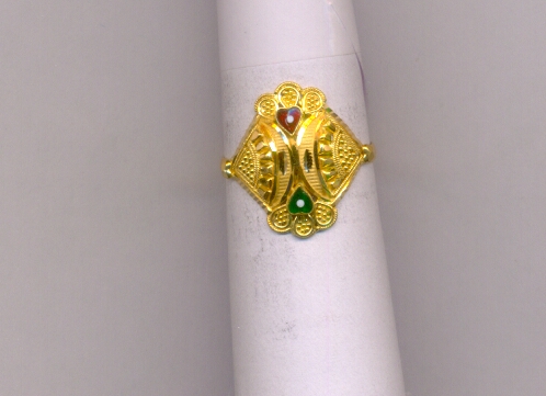 GOLD RING LADIES PLAIN FANCY