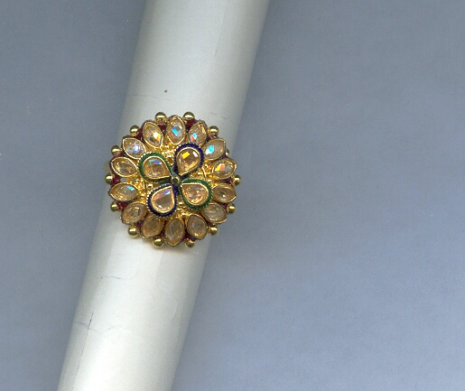 GOLD RING LADIES PLAIN FANCY
