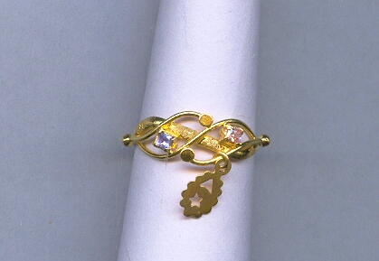 GOLD RING LADIES PLAIN FANCY